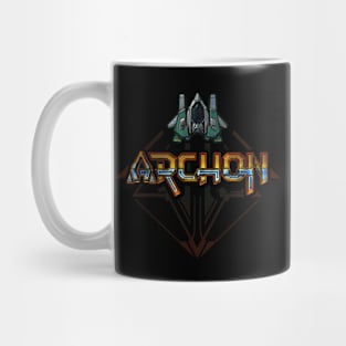 Archon Logo Pattern Print Mug